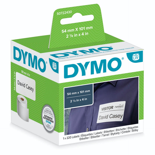 Dymo Shipping/ name badge  99014 101mm x 54 mm / 1 x 220 labels