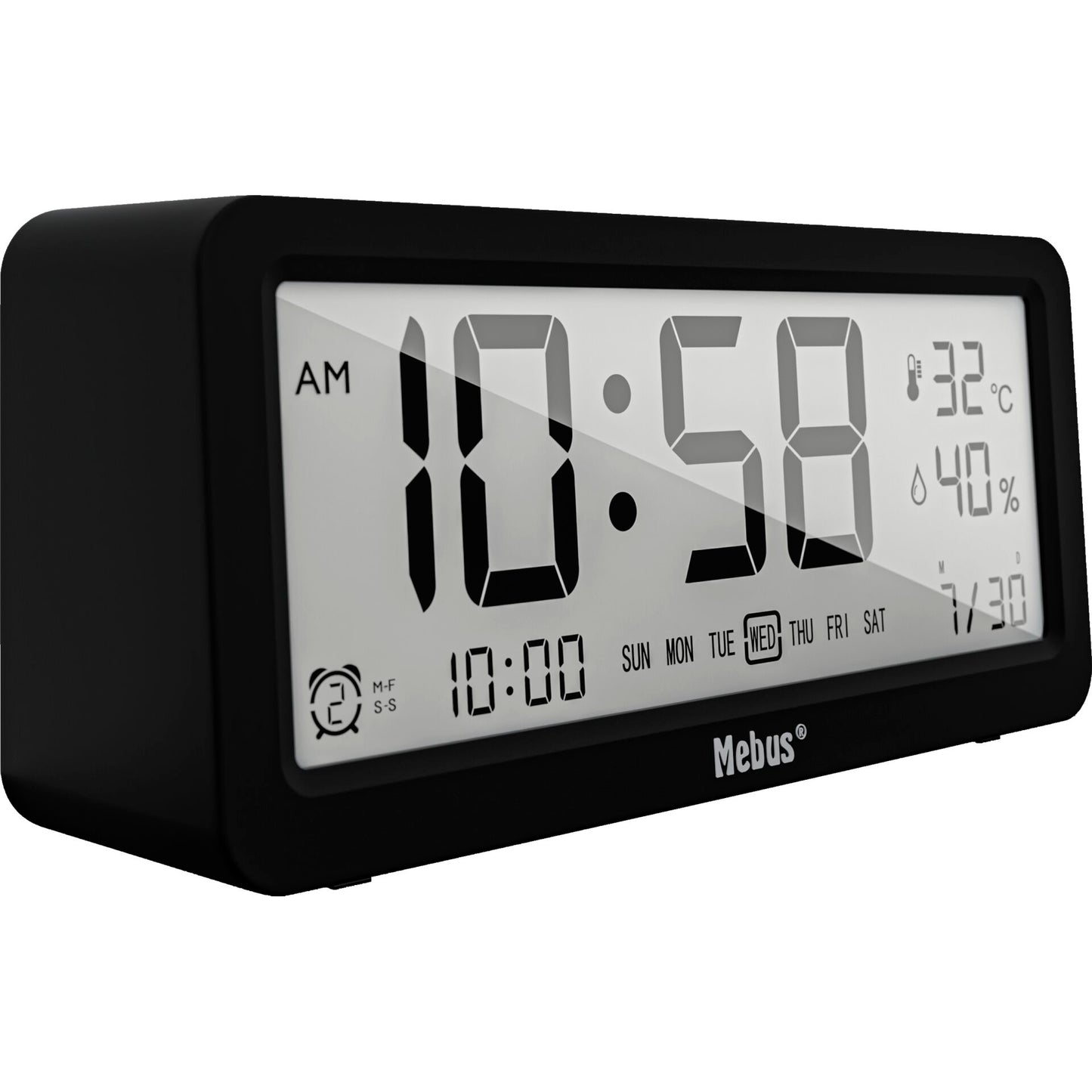 Mebus 25819 Quartz Alarm Clock digital