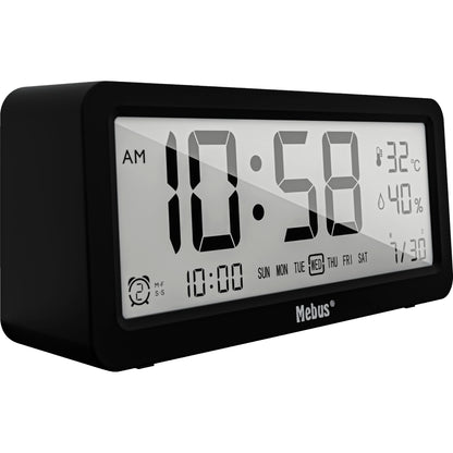 Mebus 25819 Quartz Alarm Clock digital