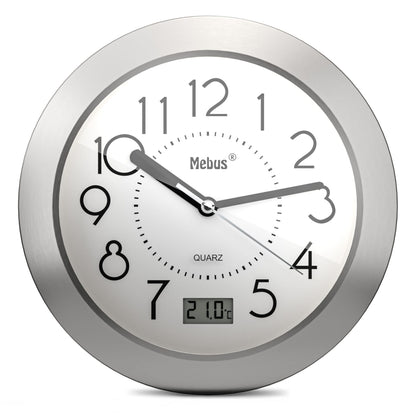 Mebus 41964 Quarz Badezimmeruhr