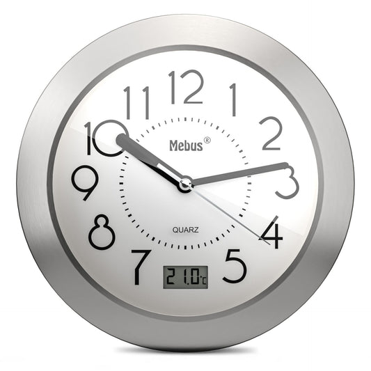Mebus 41964 Quarz Badezimmeruhr