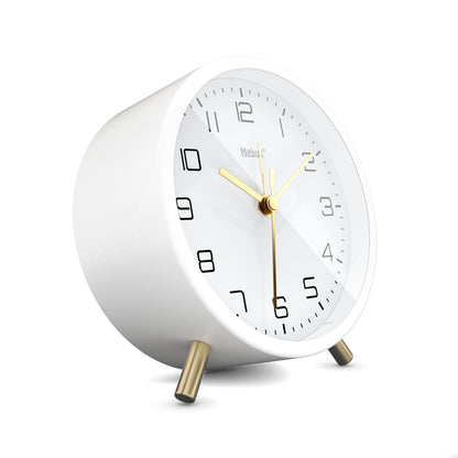 Mebus 56973 Weiß Quarzwecker