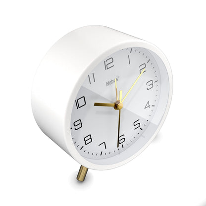 Mebus 56973 Weiß Quarzwecker