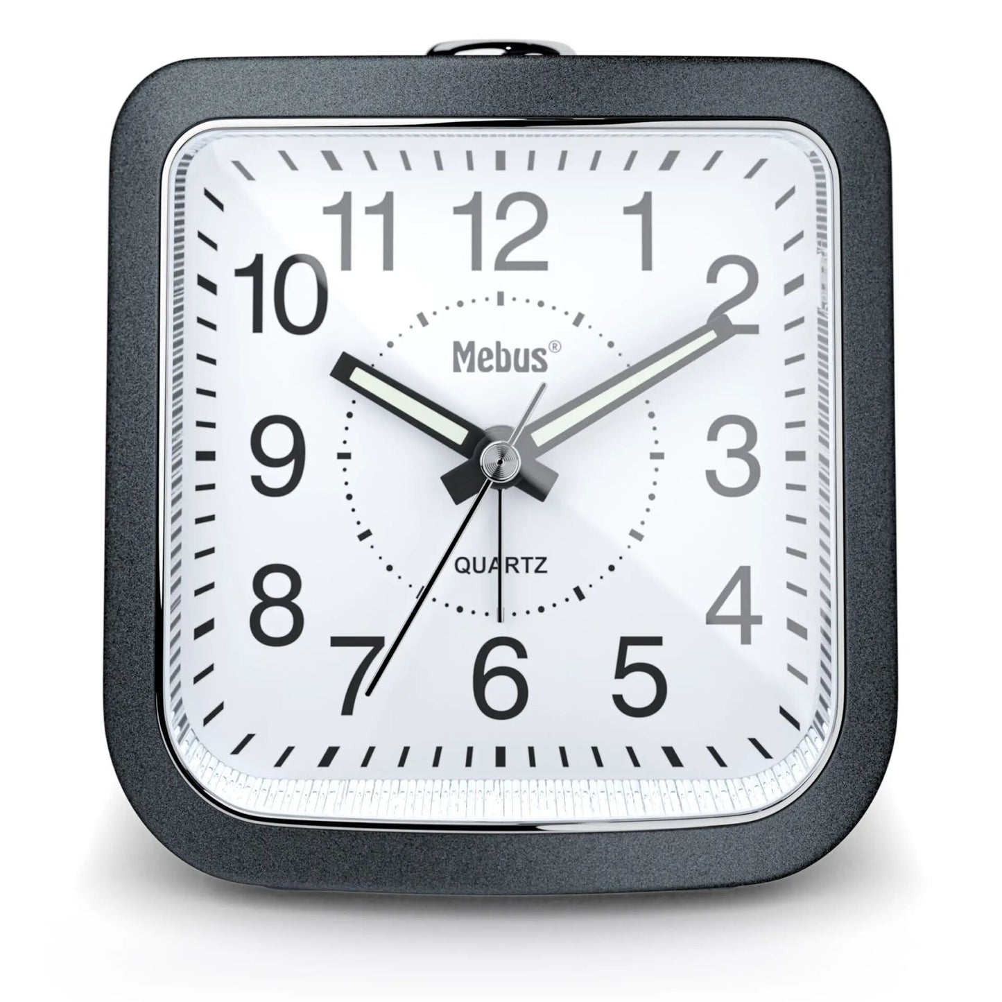 Mebus 56987  Dunkelgrau Quarzwecker