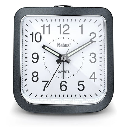 Mebus 56987  Dunkelgrau Quarzwecker