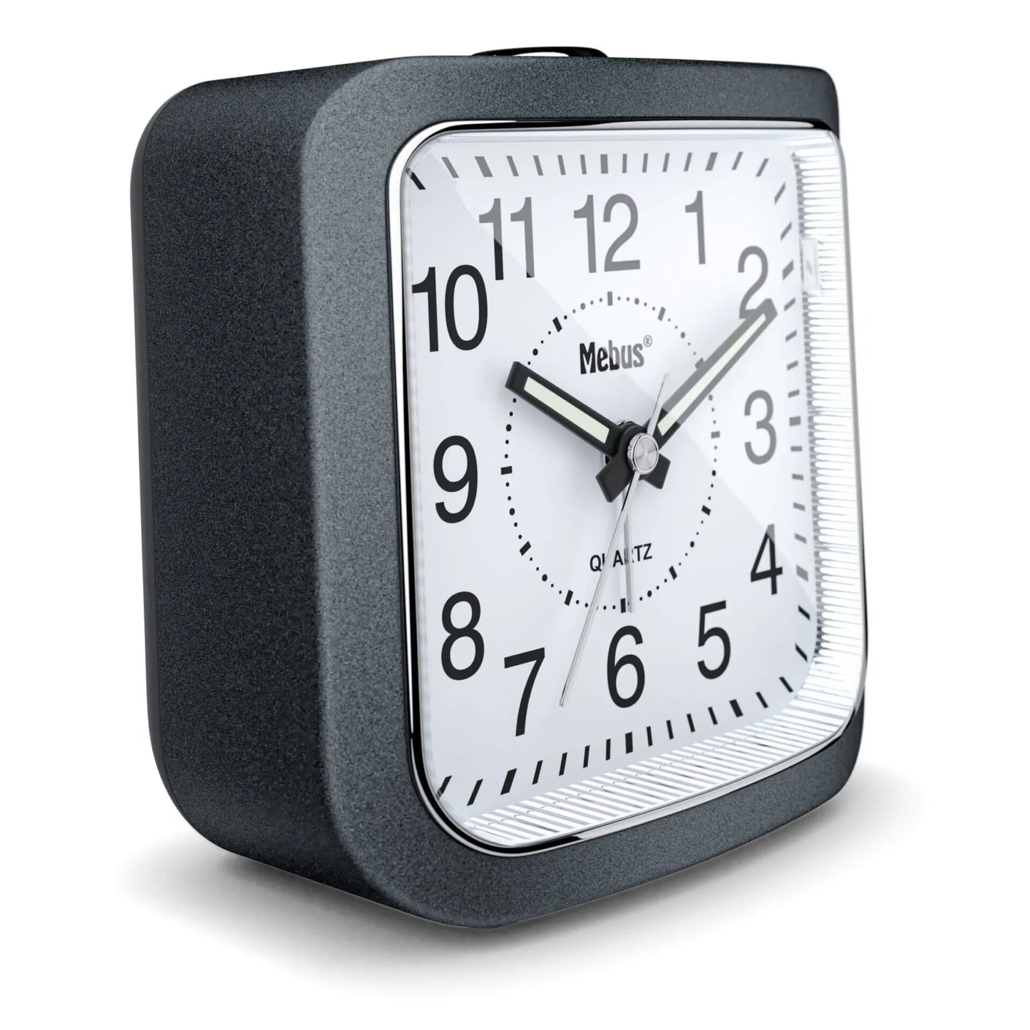 Mebus 56987  Dunkelgrau Quarzwecker