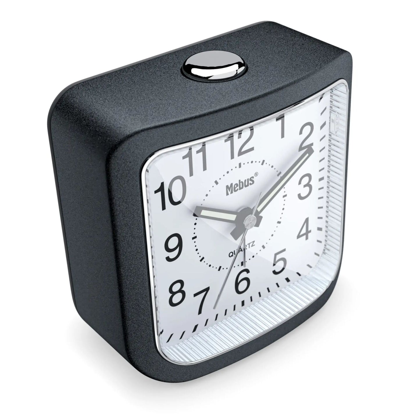 Mebus 56987  Dunkelgrau Quarzwecker