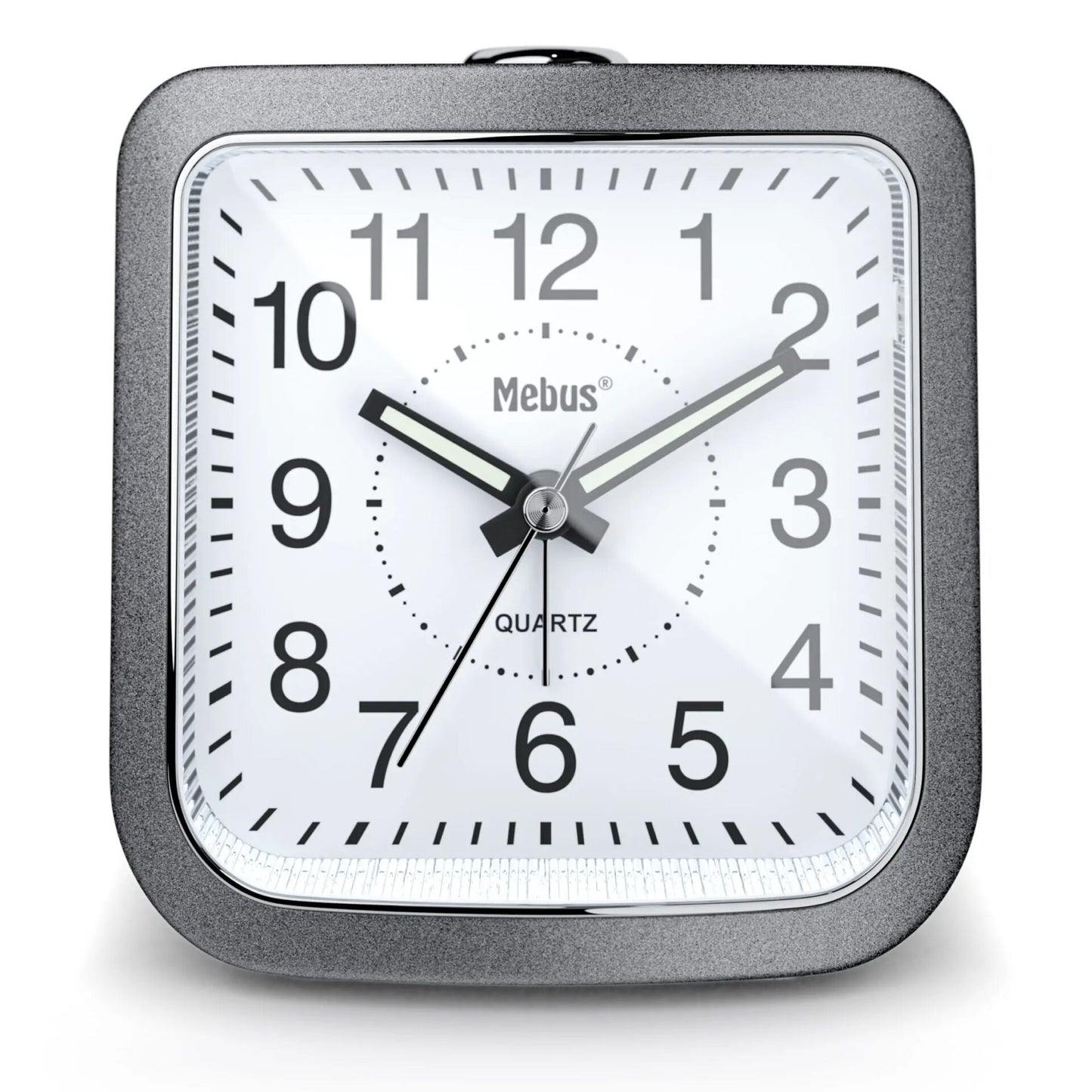 Mebus 56988  Grau Quarzwecker