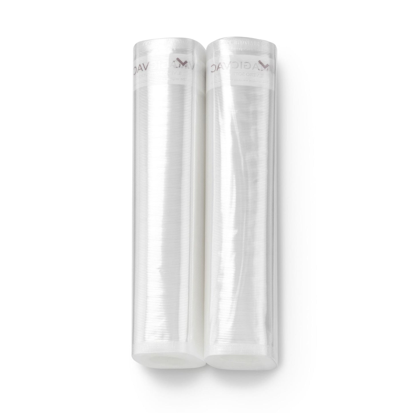 MagicVac 2 Vakuumierfolienrollen mit Label 30 cm x 6 m