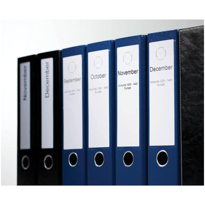 Dymo Lever arch labels 190mm x 59mm / 1 x 110 pcs 99019