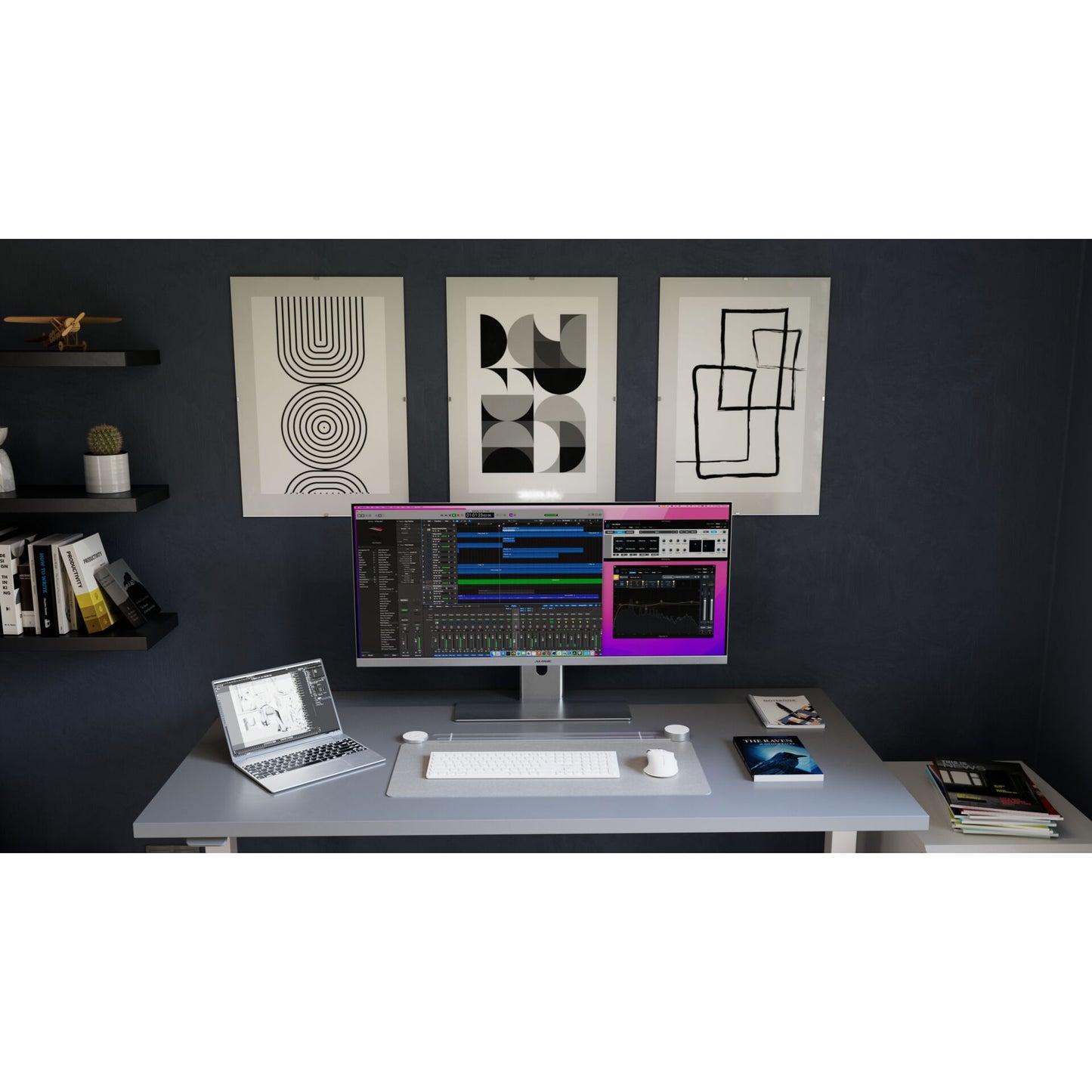 Alogic EDGE 40  Ultrawide Monitor Space Gray