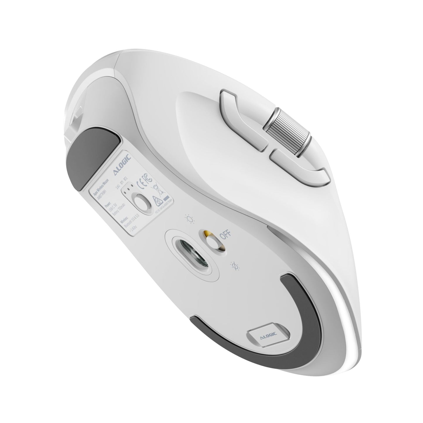 Alogic Apex Bluetooth Wireless Mouse White