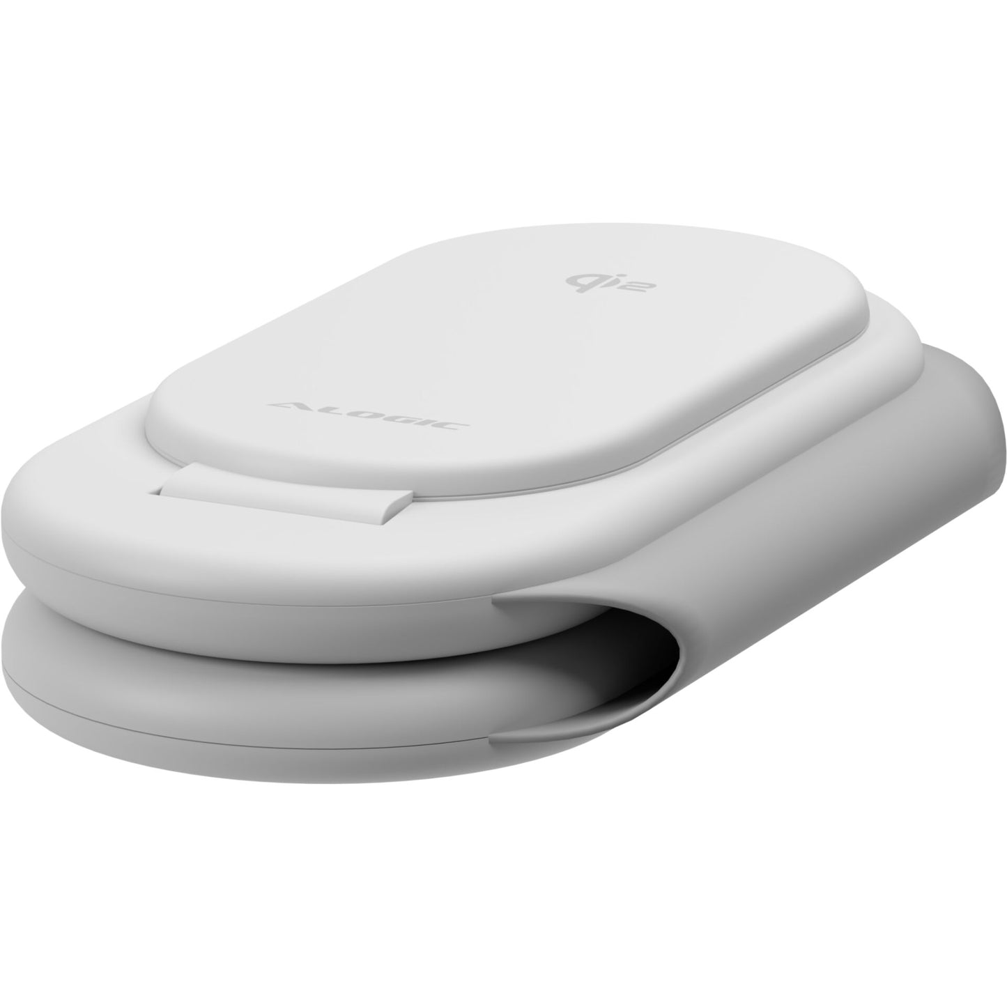 Alogic PackAway 3-in-1 Qi2 Wireless Charging Stand White