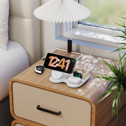 Alogic PackAway 3-in-1 Qi2 Wireless Charging Stand White