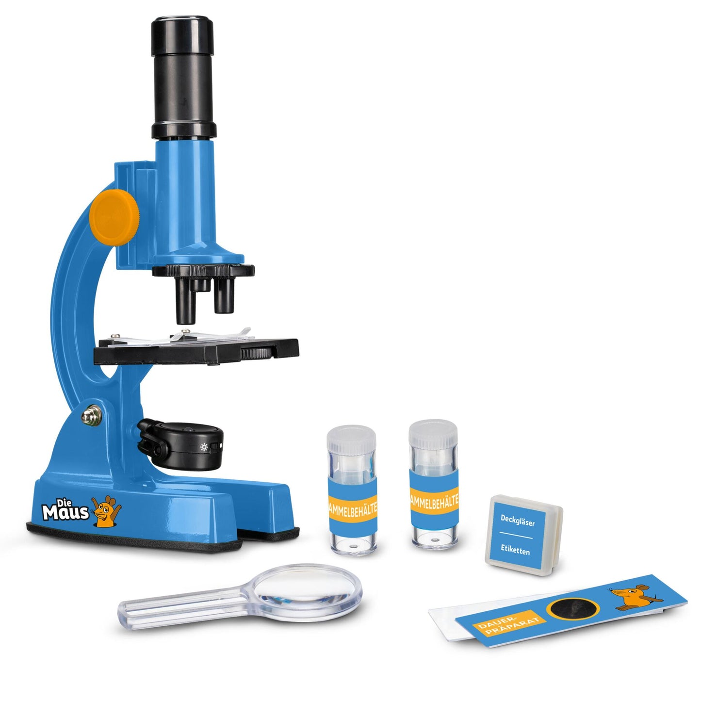 DieMaus Microscope Set for Kids with Case