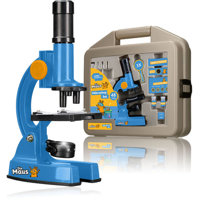 DieMaus Microscope Set for Kids with Case