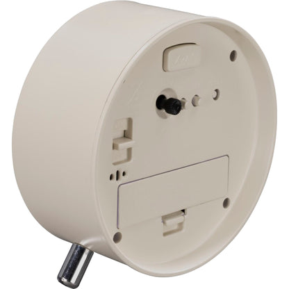 Hama Radio Clock Flores analogue w/o ticking, grey/beige   222229