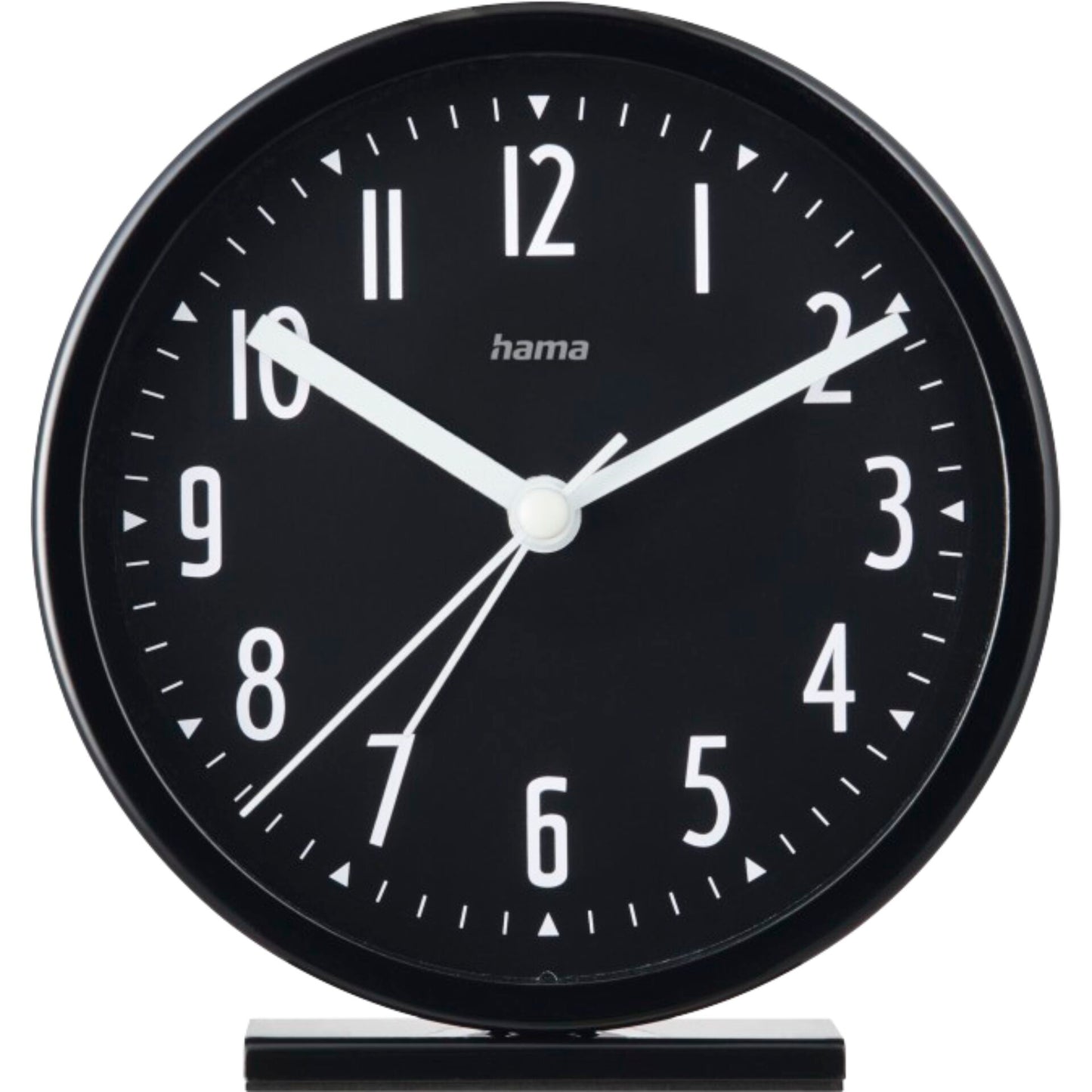 Hama Alarm Clock Skye w/o ticking, black        222211