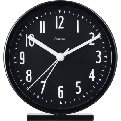Hama Alarm Clock Skye w/o ticking, black        222211
