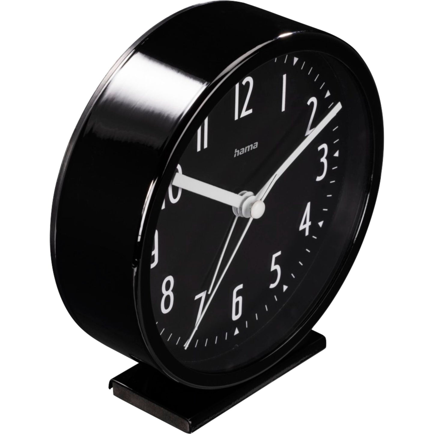 Hama Alarm Clock Skye w/o ticking, black        222211