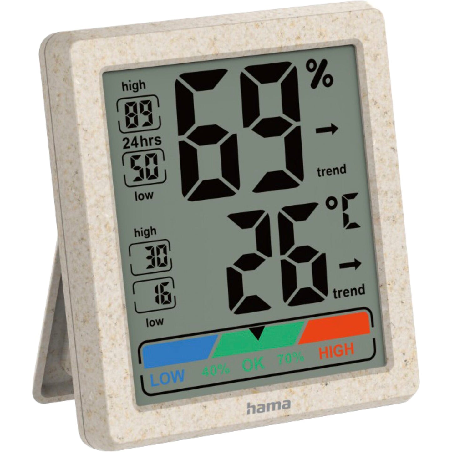 Hama Thermometer and Hygrometer Ponza, digital for indoor 222227