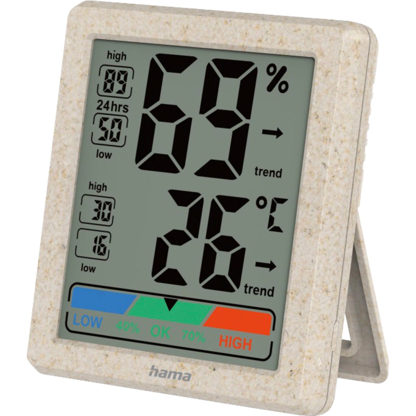 Hama Thermometer and Hygrometer Ponza, digital for indoor 222227