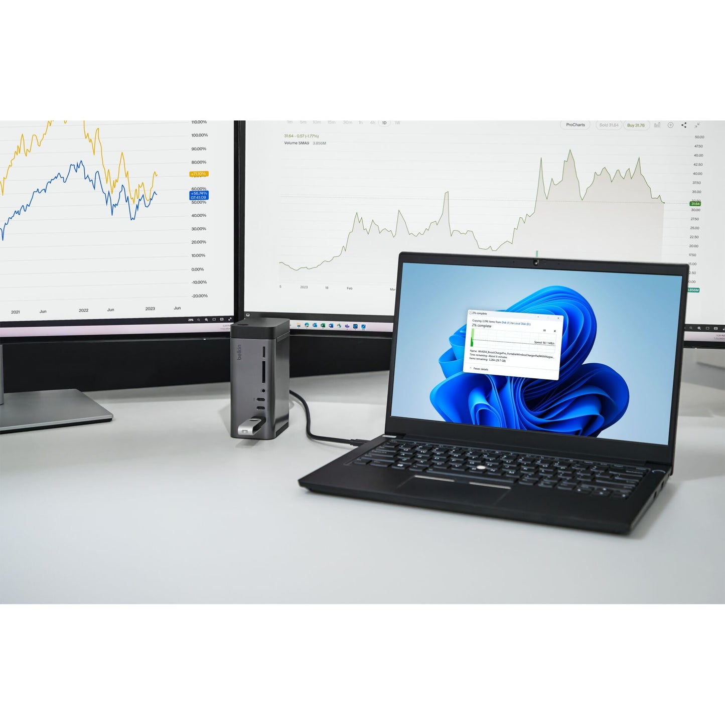 Belkin CONNECT USB-C 11-in-1 Pro GaN Dock 150W 2xHDMI INC020KQSGY