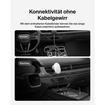 Belkin Magn.wireless Car Charger with Qi2 (15W), w/o power supply