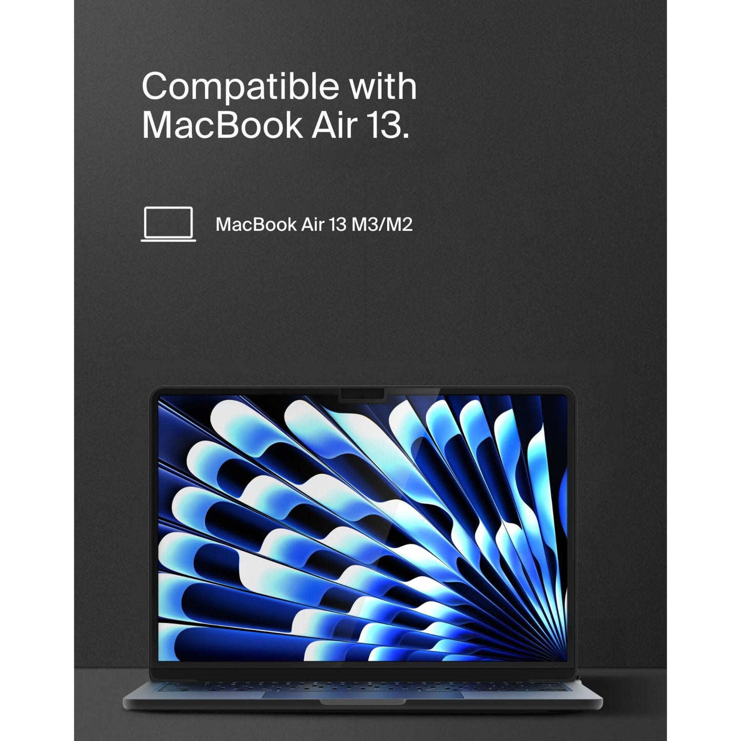 Belkin ScreenForce TruePrivacy Scr.Protec.Macbook Air 13  M2/M3