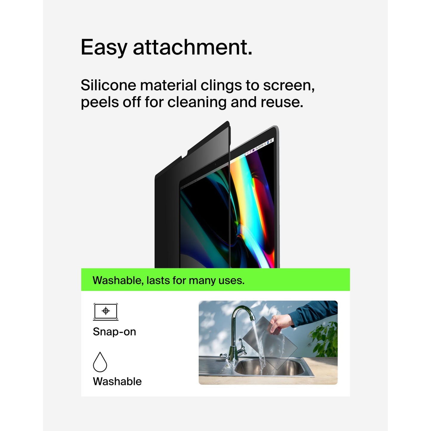 Belkin ScreenForce TruePrivacy Scr.Protect.Macbook Pro 14  M1-3