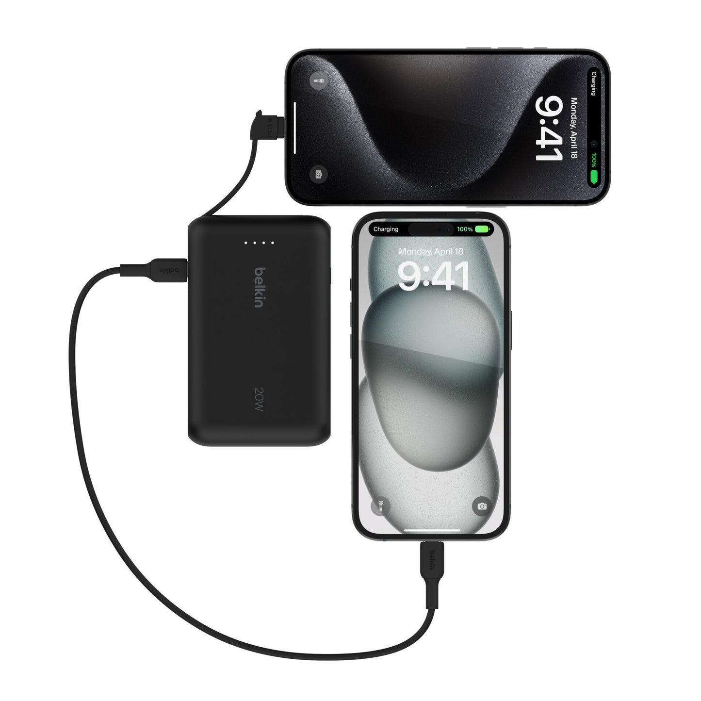 Belkin BOOST Charge Powerbk. 20W 10.000mAh USB-C black BPB021hqBK