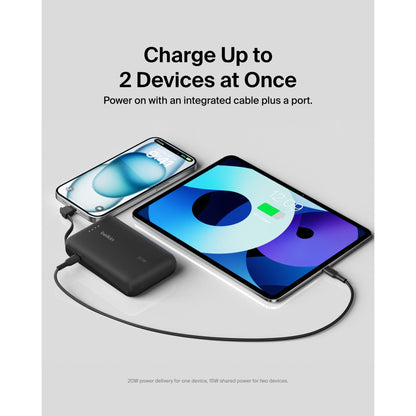 Belkin BOOST Charge Powerbk. 20W 10.000mAh USB-C black BPB021hqBK
