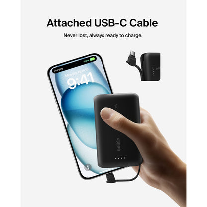 Belkin BOOST Charge Powerbk. 20W 10.000mAh USB-C black BPB021hqBK