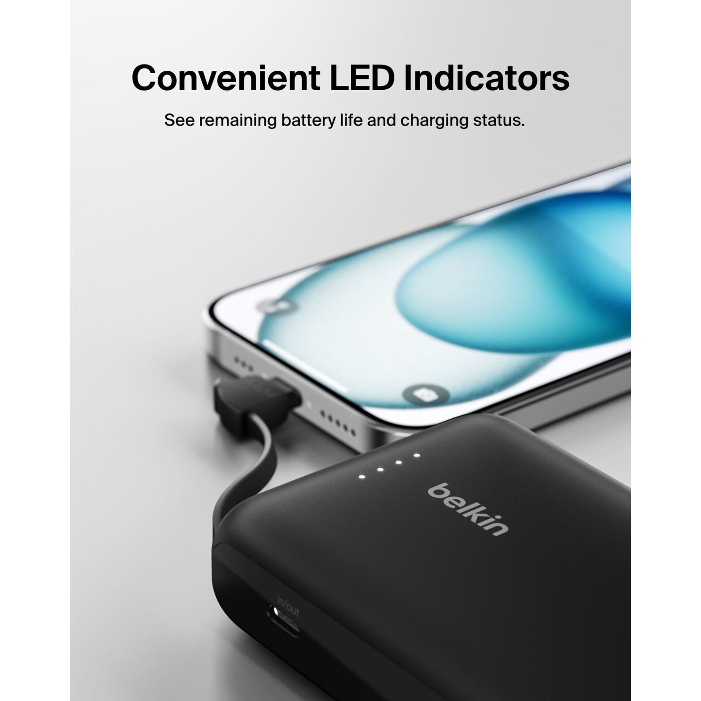 Belkin BOOST Charge Powerbk. 20W 10.000mAh USB-C black BPB021hqBK