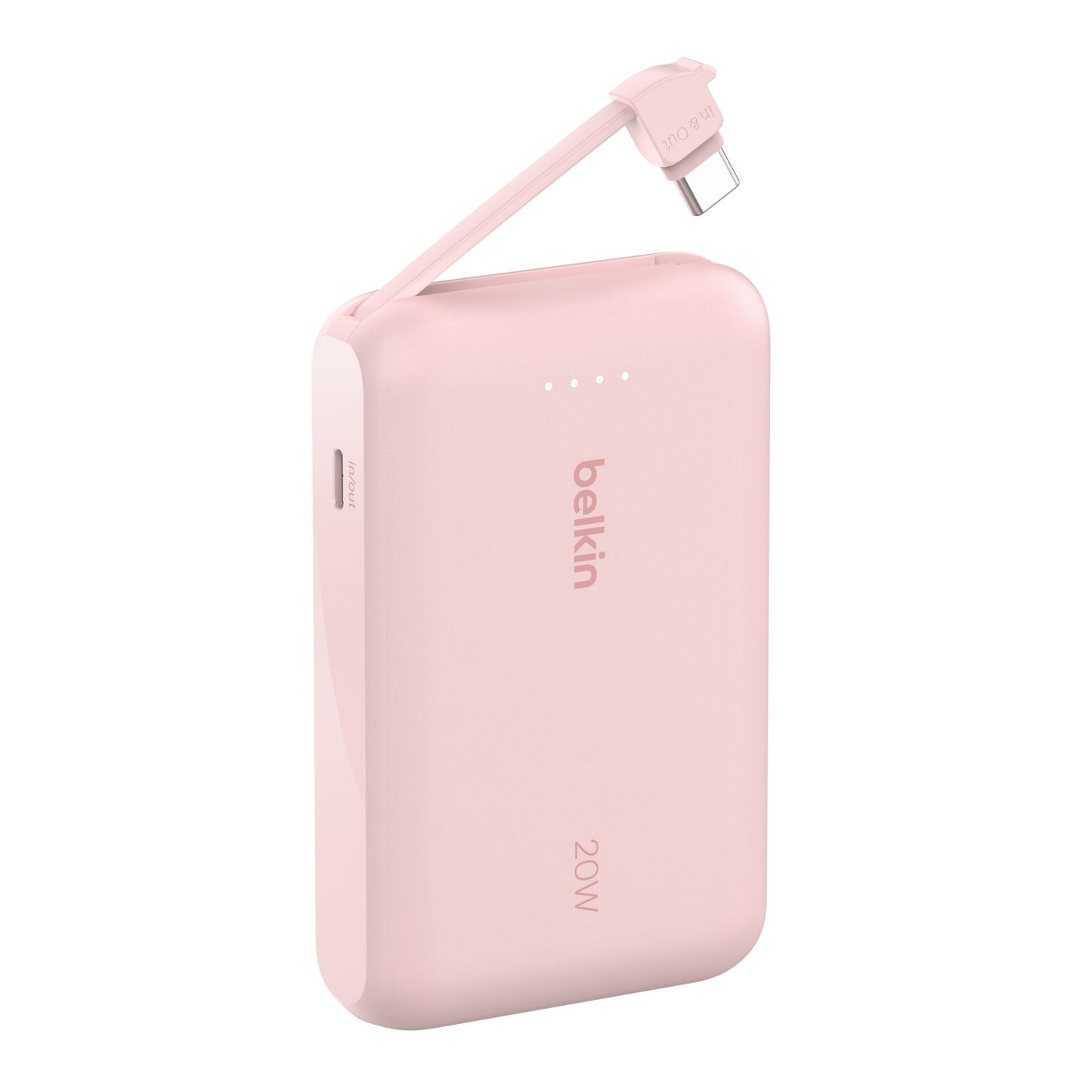 Belkin BOOST Charge Powerbk. 20W 10.000mAh USB-C pink BPB021hqPK
