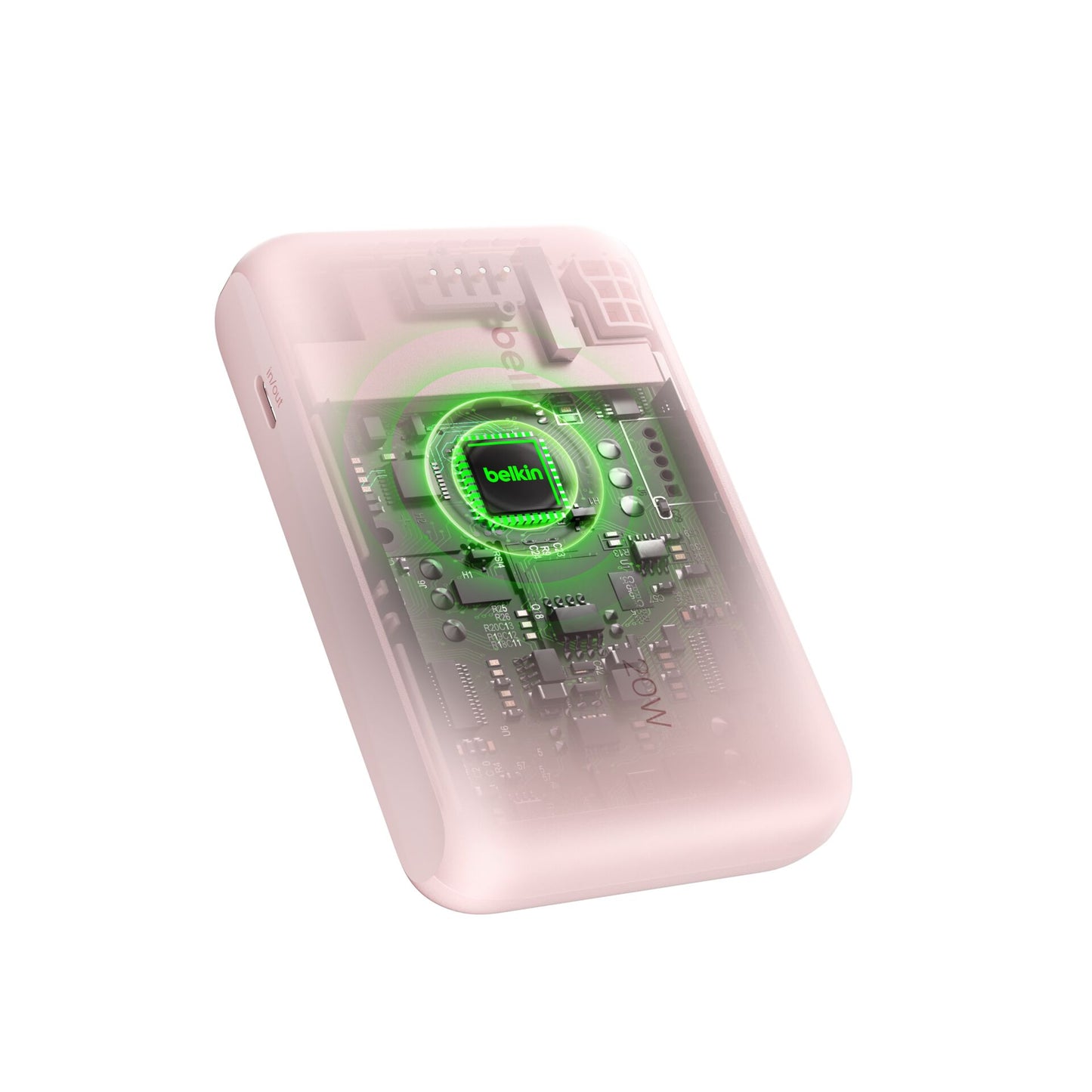 Belkin BOOST Charge Powerbk. 20W 10.000mAh USB-C pink BPB021hqPK