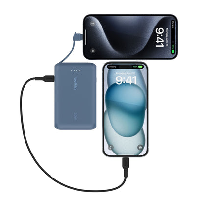 Belkin BOOST Charge Powerbk. 20W 10.000mAh USB-C blue BPB021hqBL