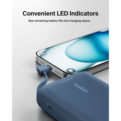 Belkin BOOST Charge Powerbk. 20W 10.000mAh USB-C blue BPB021hqBL