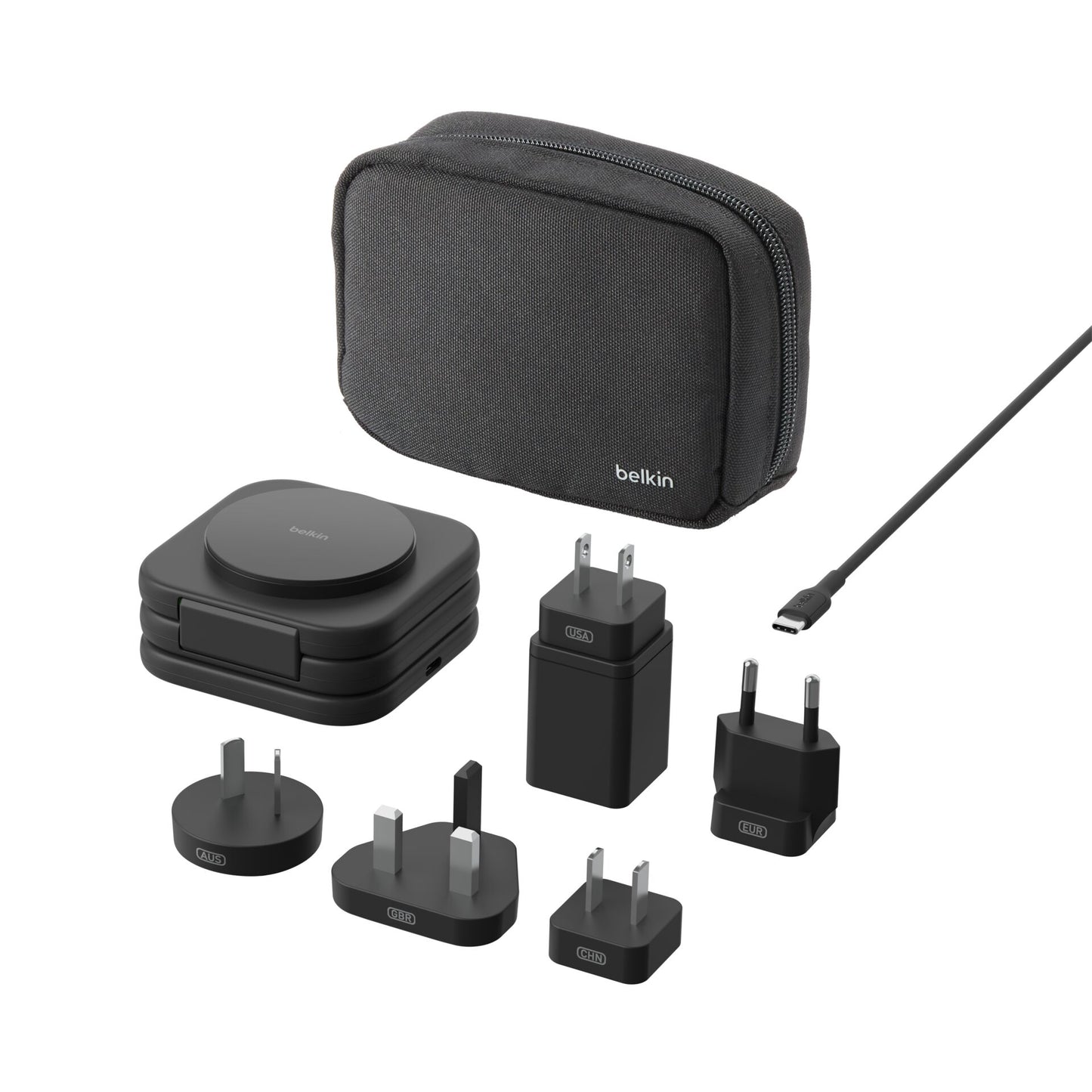 Belkin Boost Charge PRO Qi2 3in1 magn.Reiselade.+Tipps WIZ024hqBK