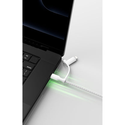 Belkin BOOST CHARGE 2-in-1 Cable USB-C/Lig.1,5m ws.CAC003hq1.5MWH