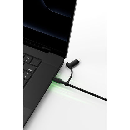 Belkin BOOST CHARGE 2-in-1 Cable USB-C/Lig.1,5m sw.CAC003hq1.5MBK