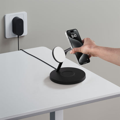 Belkin BOOST CHARGE PRO Qi2 3in1 magn.Charg.St.15W bl. WIZ032kqBK