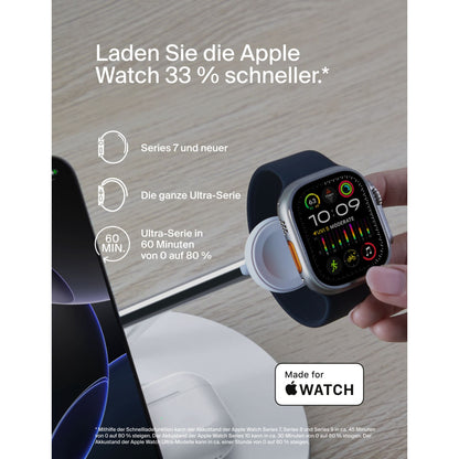 Belkin BOOST CHARGE PRO Qi2 3in1 magn.Charg.St.15W wh. WIZ032kqWH