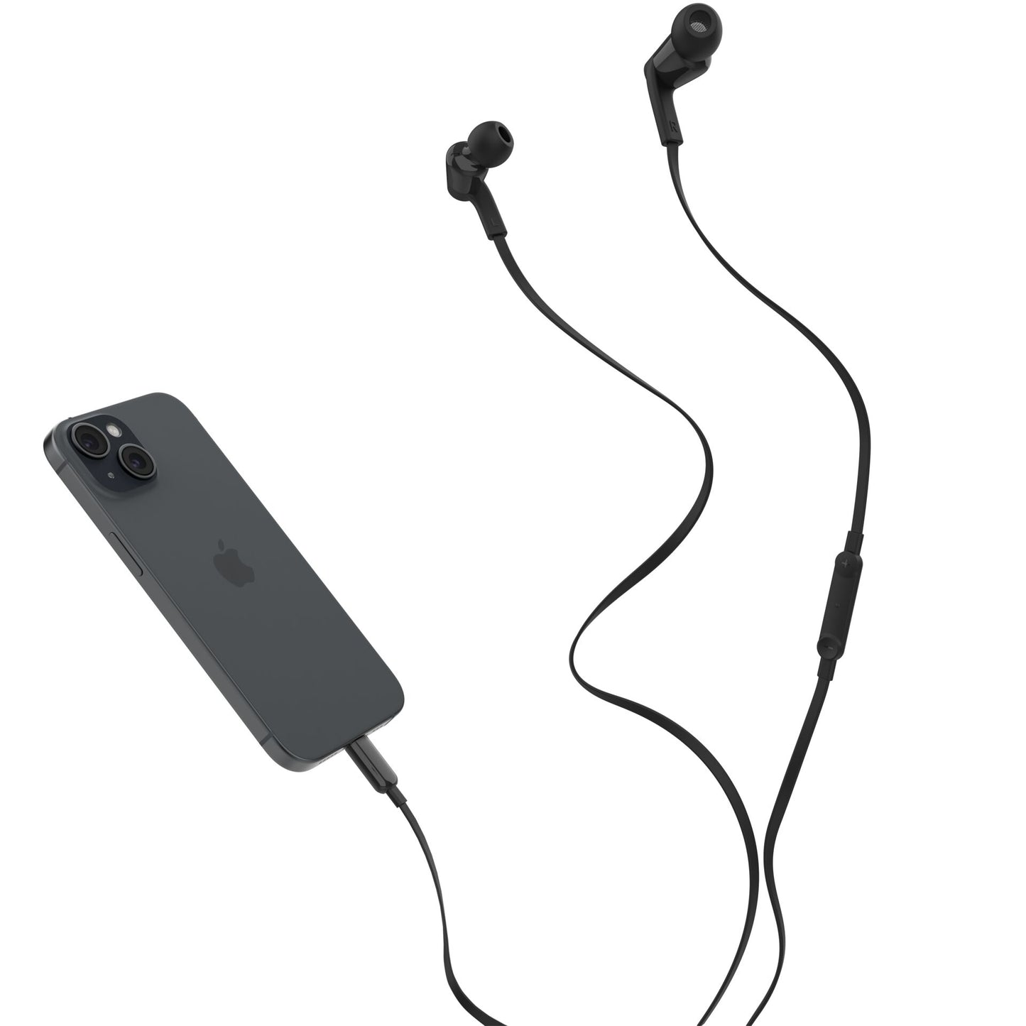 Belkin Rockstar USB-C Wired Earbuds, black G3H0002hqBKV2