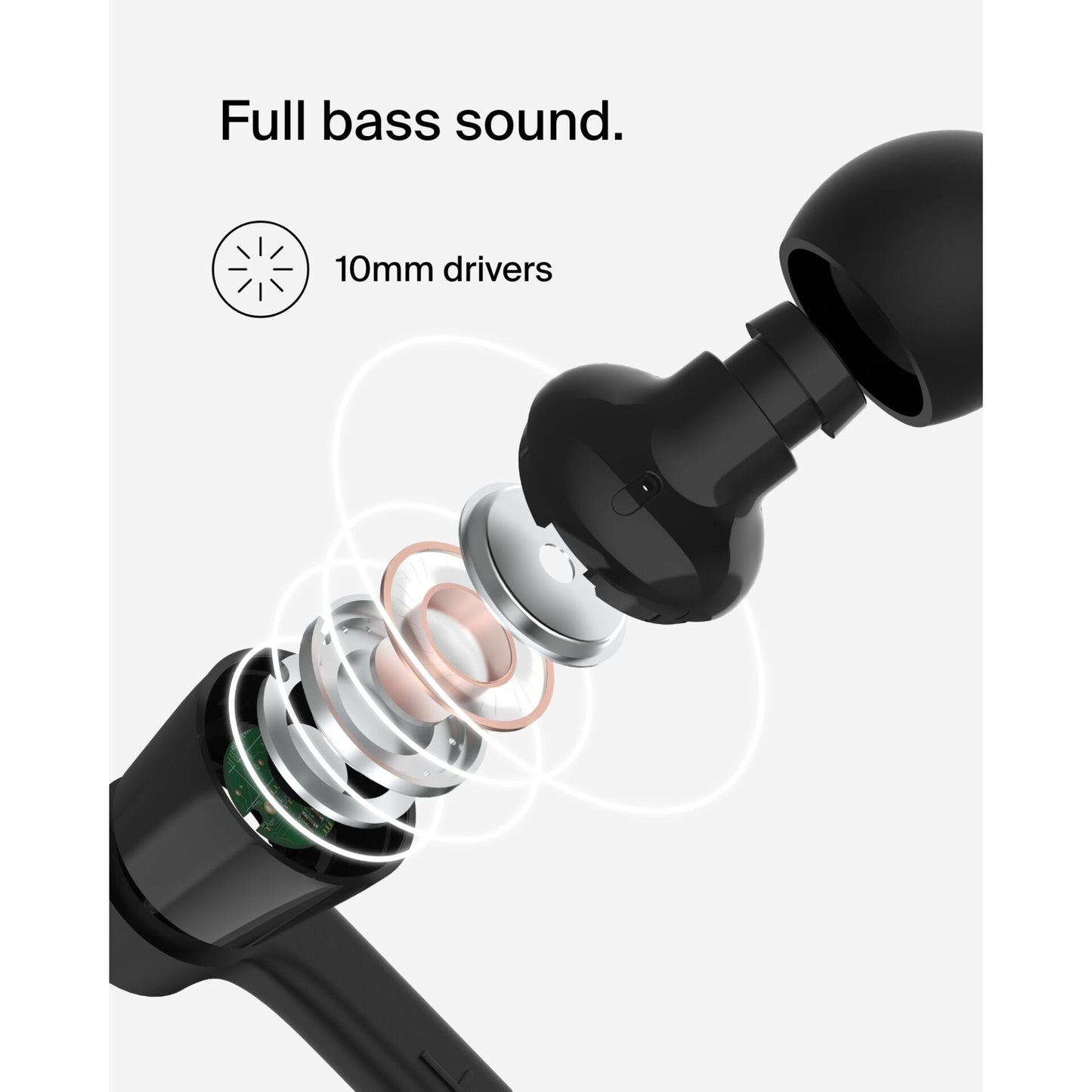 Belkin Rockstar USB-C Wired Earbuds, black G3H0002hqBKV2
