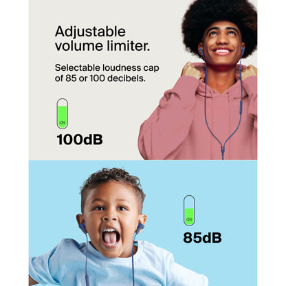 Belkin Rockstar InEar Headphones cabel, USB-C, blue G3H0002hqBLV2