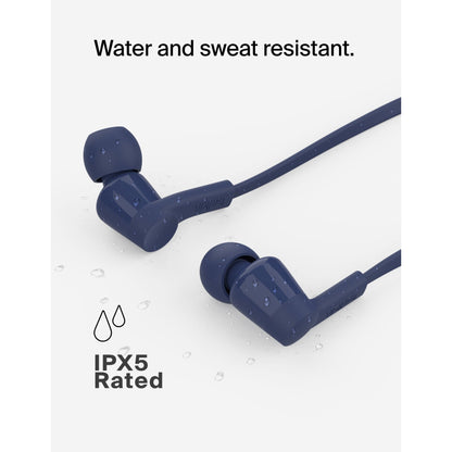 Belkin Rockstar InEar Headphones cabel, USB-C, blue G3H0002hqBLV2