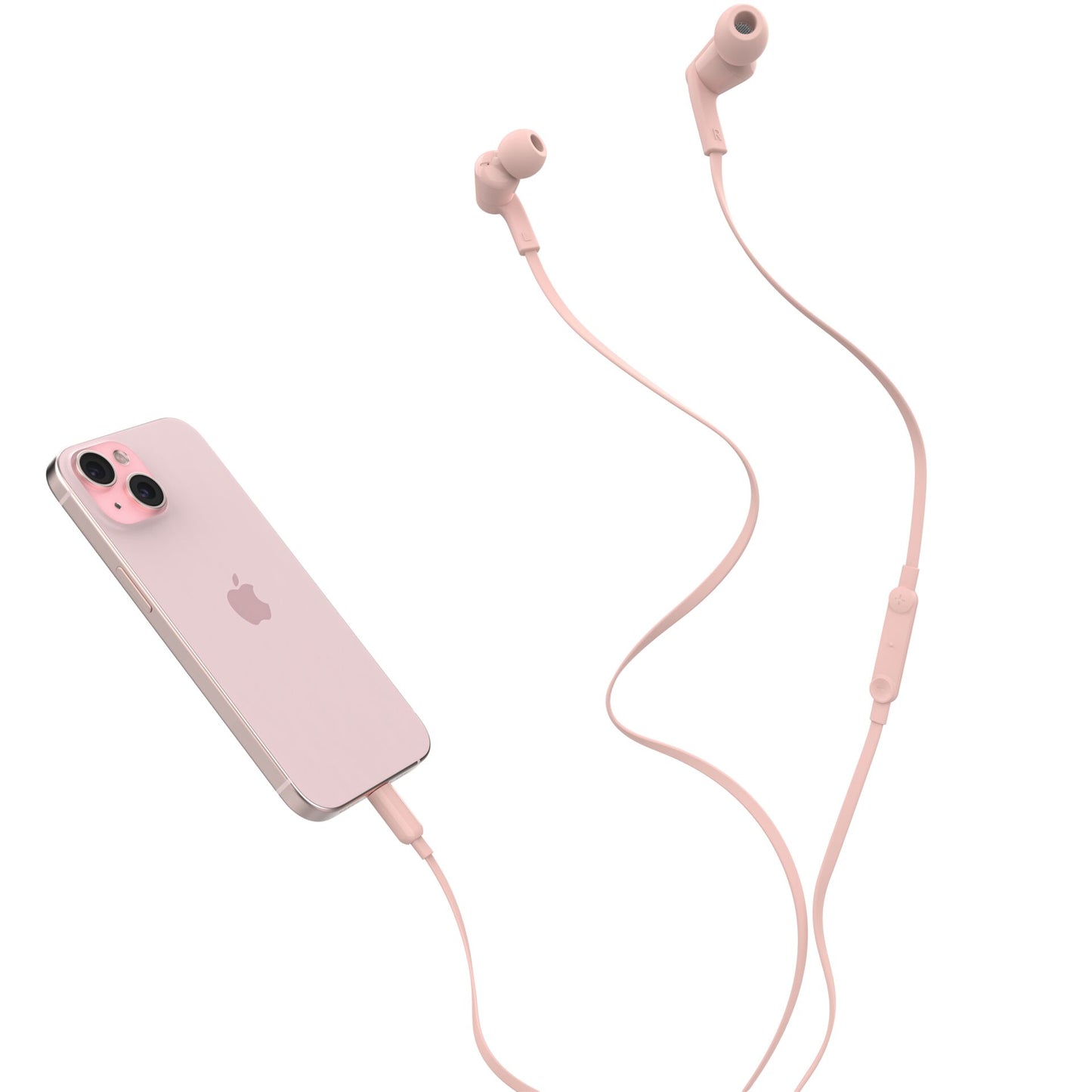 Belkin Rockstar InEar Headphones cabel, USB-C, pink G3H0002hqPKV2