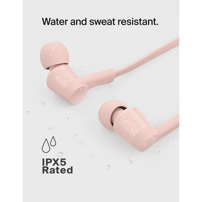 Belkin Rockstar InEar Headphones cabel, USB-C, pink G3H0002hqPKV2