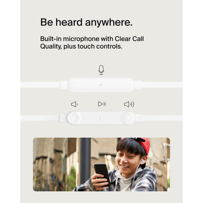 Belkin Rockstar InEar Headphones cable, USB-C, weiß G3H0002hqWHV2